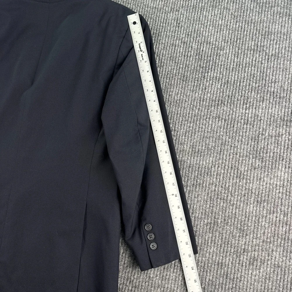 Brooks Brothers Makers Brooksease Blazer 41R Navy Wool USA Ivy Prep Sack Coat